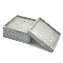 Load image into Gallery viewer, Concrete Square Coasters - Set of 4