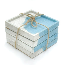 Load image into Gallery viewer, Concrete Square Coasters - Set of 4