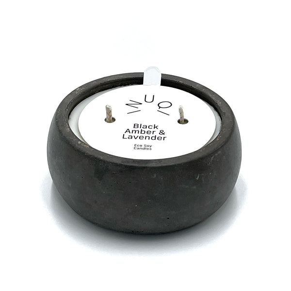 185ml Scented Candle in Small Concrete Bowl