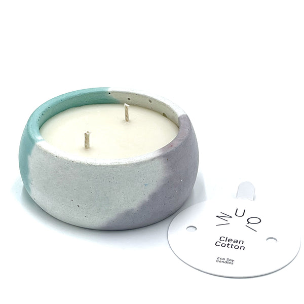 185ml Scented Candle in Small Concrete Bowl