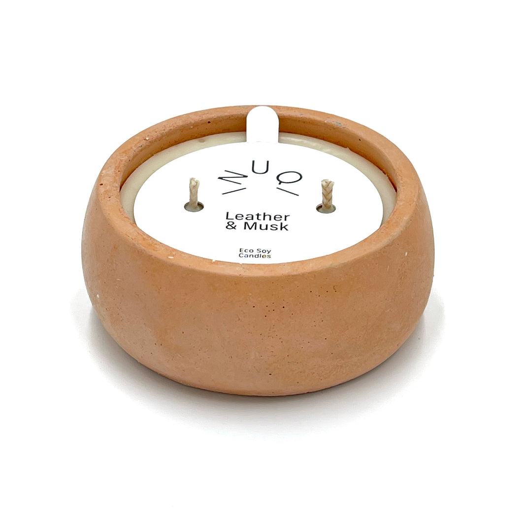 185ml Scented Candle in Small Concrete Bowl