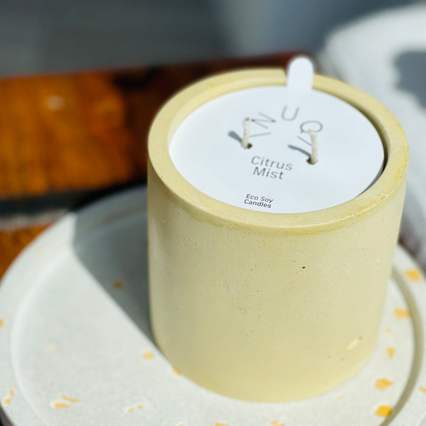 400ml Scented Candle in a Large Concrete Jar