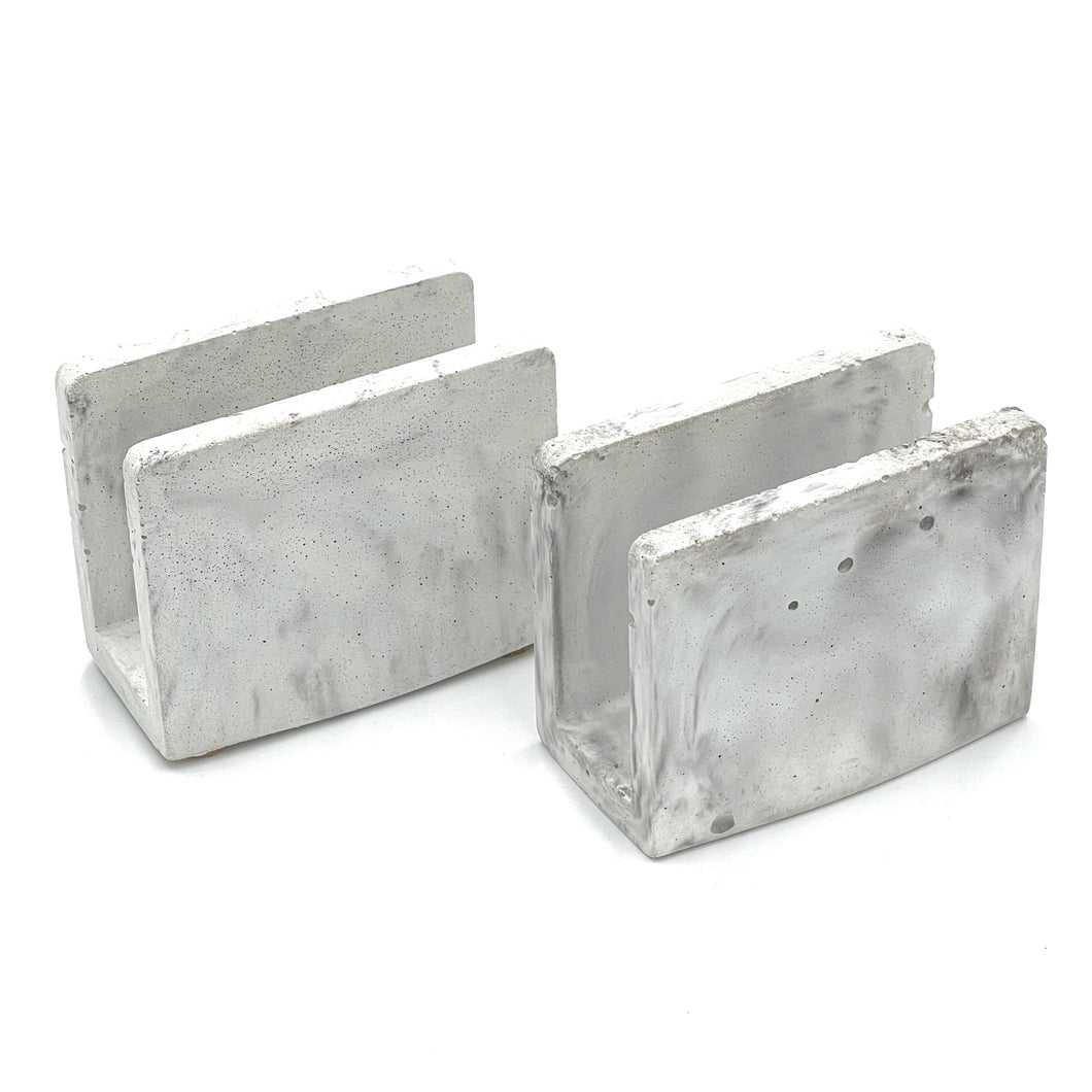 Set of 2 Concrete Napkin Holder