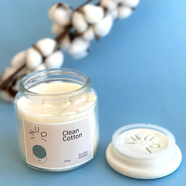 Clean Cotton - 450ml Scented Candle