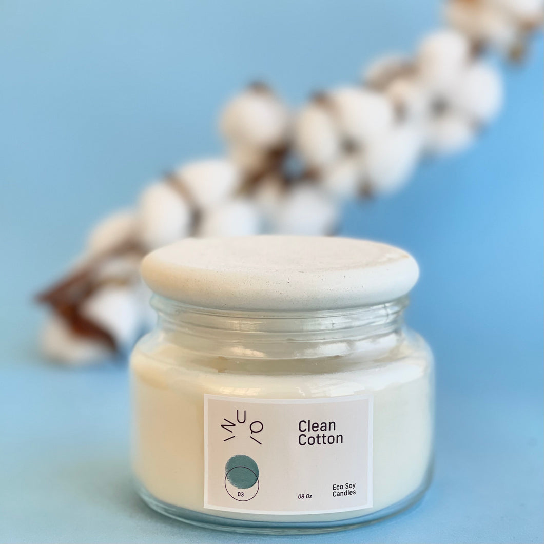 Clean Cotton - 240ml Scented Candle