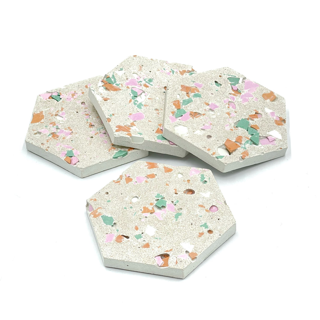 Concrete Coasters - Set of 4